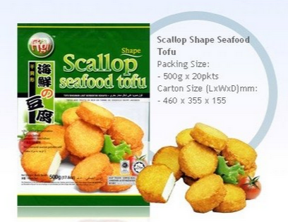 FIGO SCALLOP SEAFOOD TOFU 500G