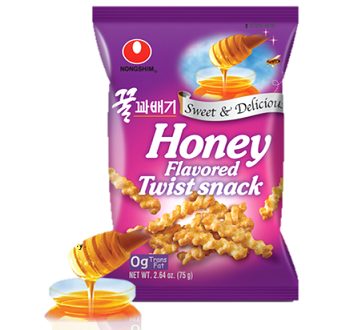 Honey Flavored Twist Snack 75g